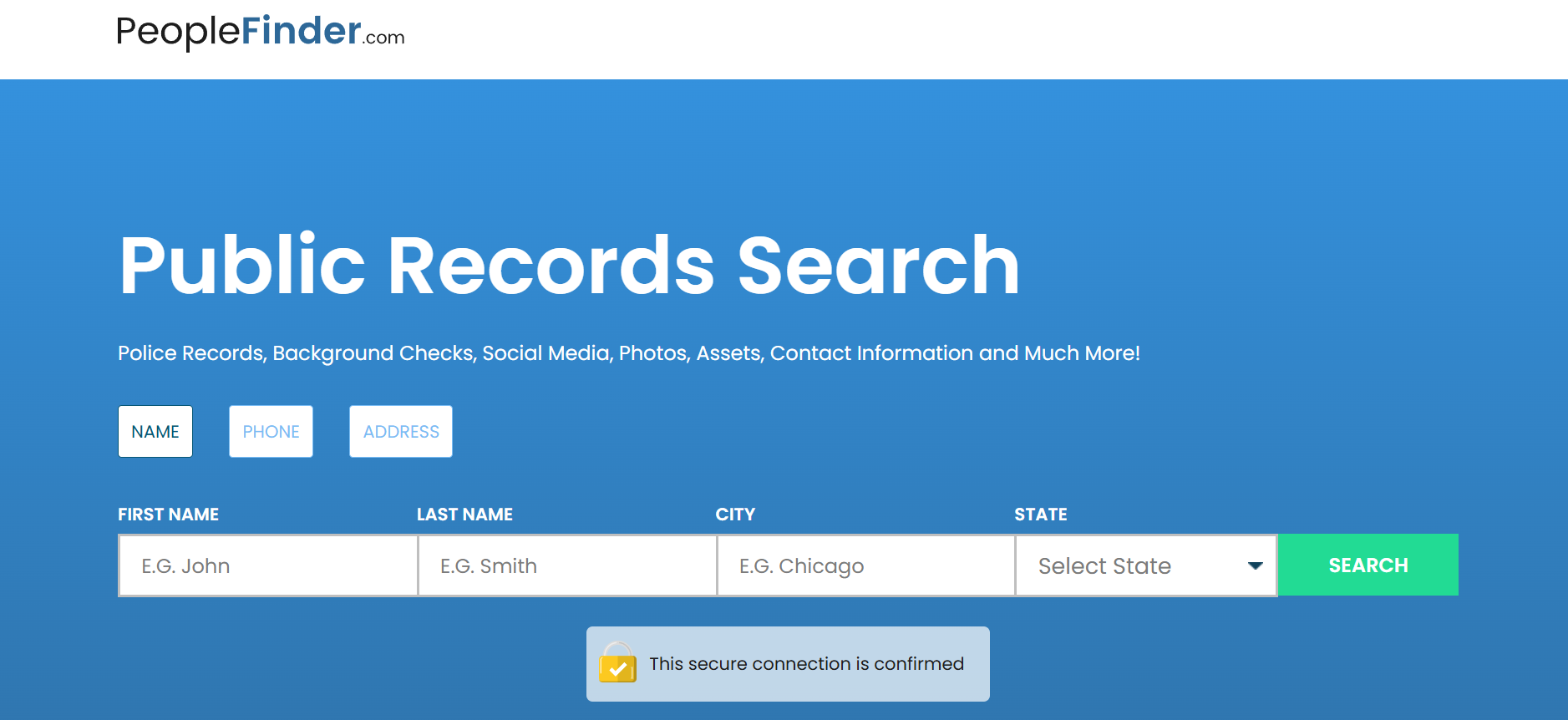 Peoplefinder helps to find someones phone number